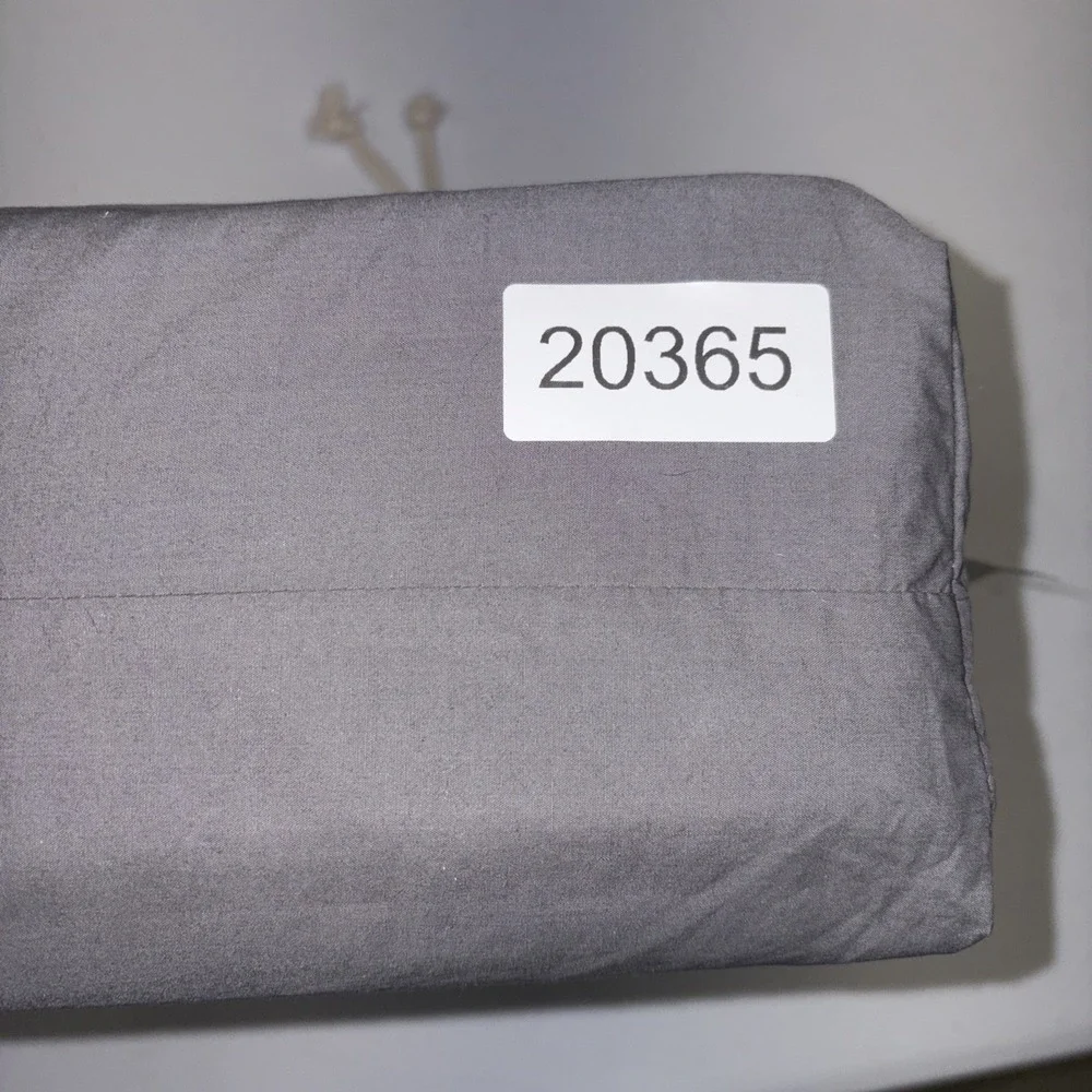 Casaluna Supima Percale Sheet Set Full Size Dark Gray 250 Thread Count